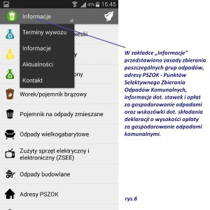 Aplikacja Wywozik ZMGK na smartfony 6