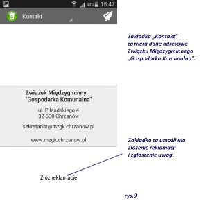 Aplikacja Wywozik ZMGK na smartfony 9